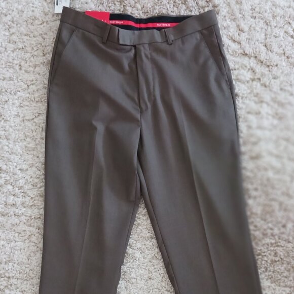 Pantonlini Orange Men's Formal Dress Pants 34" X 30" NWT Classic Fit - Picture 4 of 7